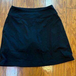 Athleta High Rise Black Tennis Skirt